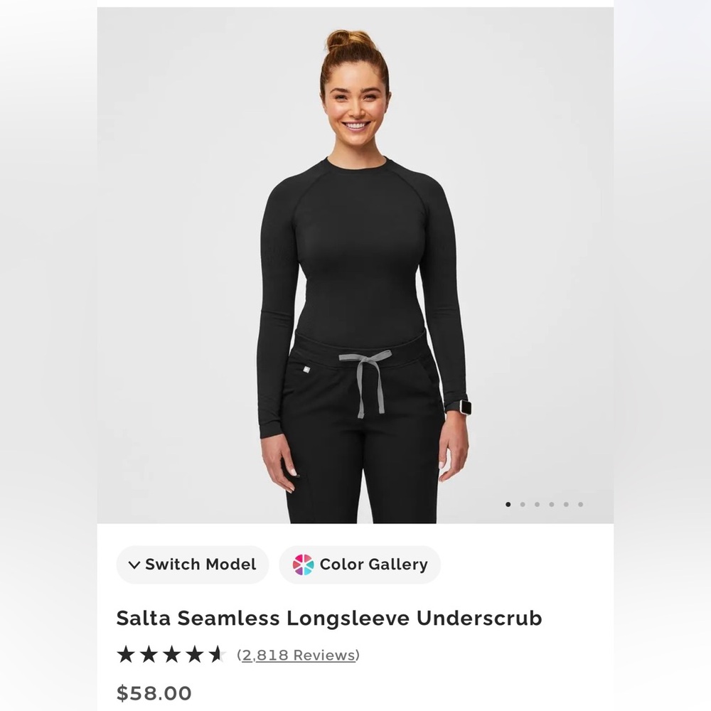 Figs salta seamless underscrub longsleeve too